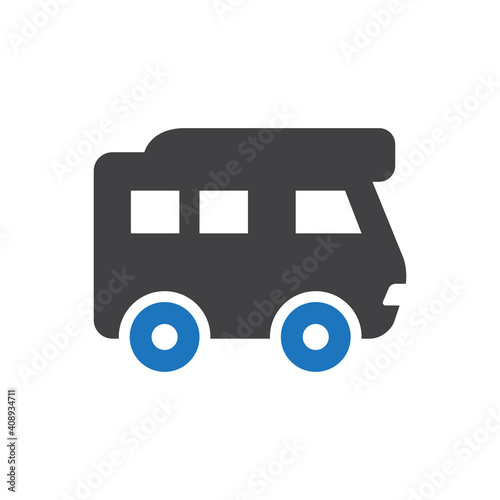 RV motorhome icon