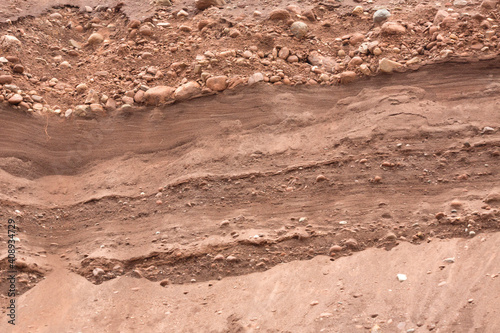 Glacial moraine deposits of the Lake Hitchcock dam, Glastonbury, Connecticut.
