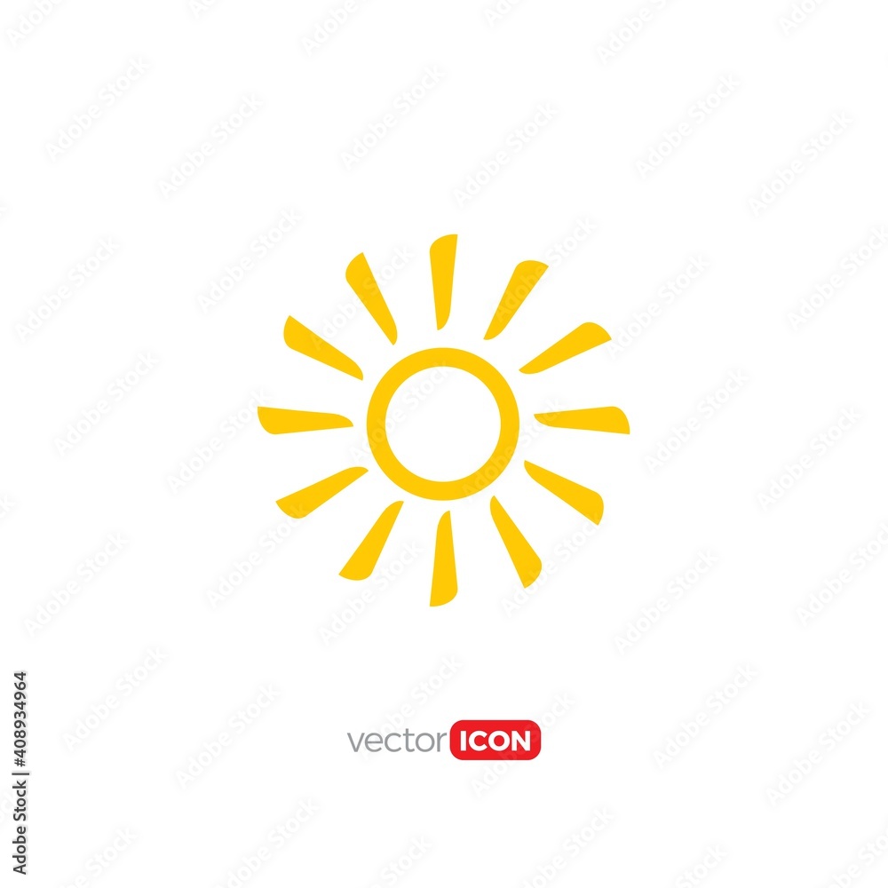 sun icon/symbol/Logo Design Vector Template Illustration sun icon/symbol/Logo Design Vector Template Illustration
