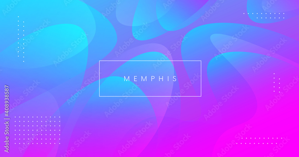 Abstract background with fluid shapes vector design. Minimal poster. Futuristic backdrop. Dynamic 3d composition for Banner, Landing Page, Web, Cover, Brochure.