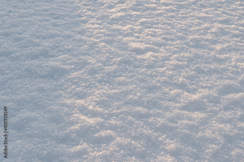 Sparkling Texture Of Fresh Winter Snow