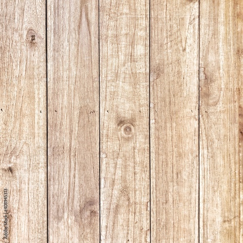 Old light color wood wall for seamless wood background and texture.