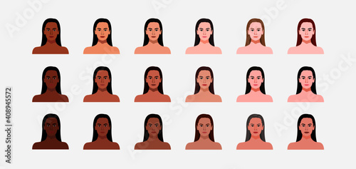 woman face