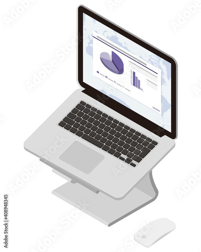 Isometric illust_laptop 1_2