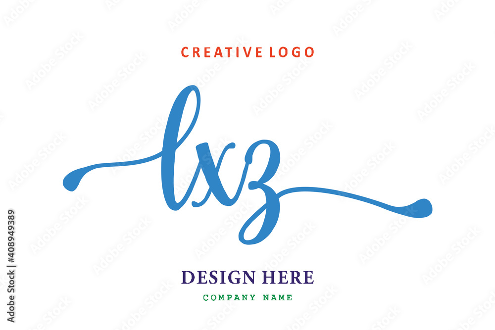 LXZ Lettering logo is simple, easy to understand and authoritative LXZ Lettering logo is simple, easy to understand and authoritative