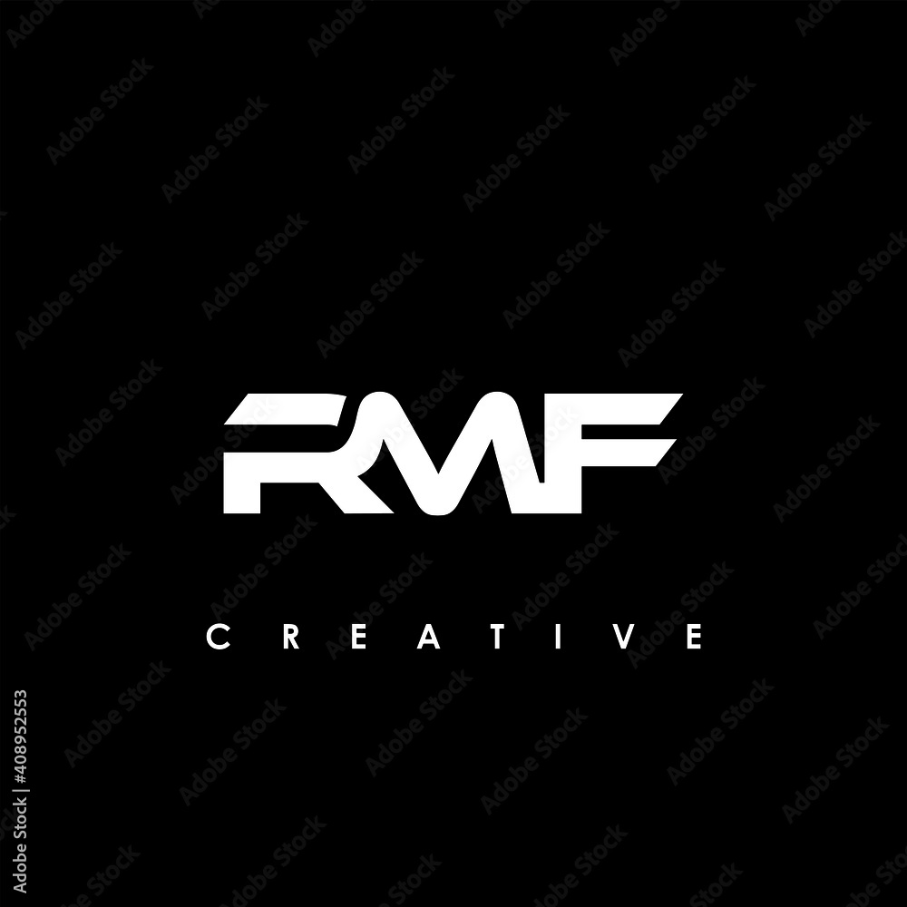RMF Letter Initial Logo Design Template Vector Illustration