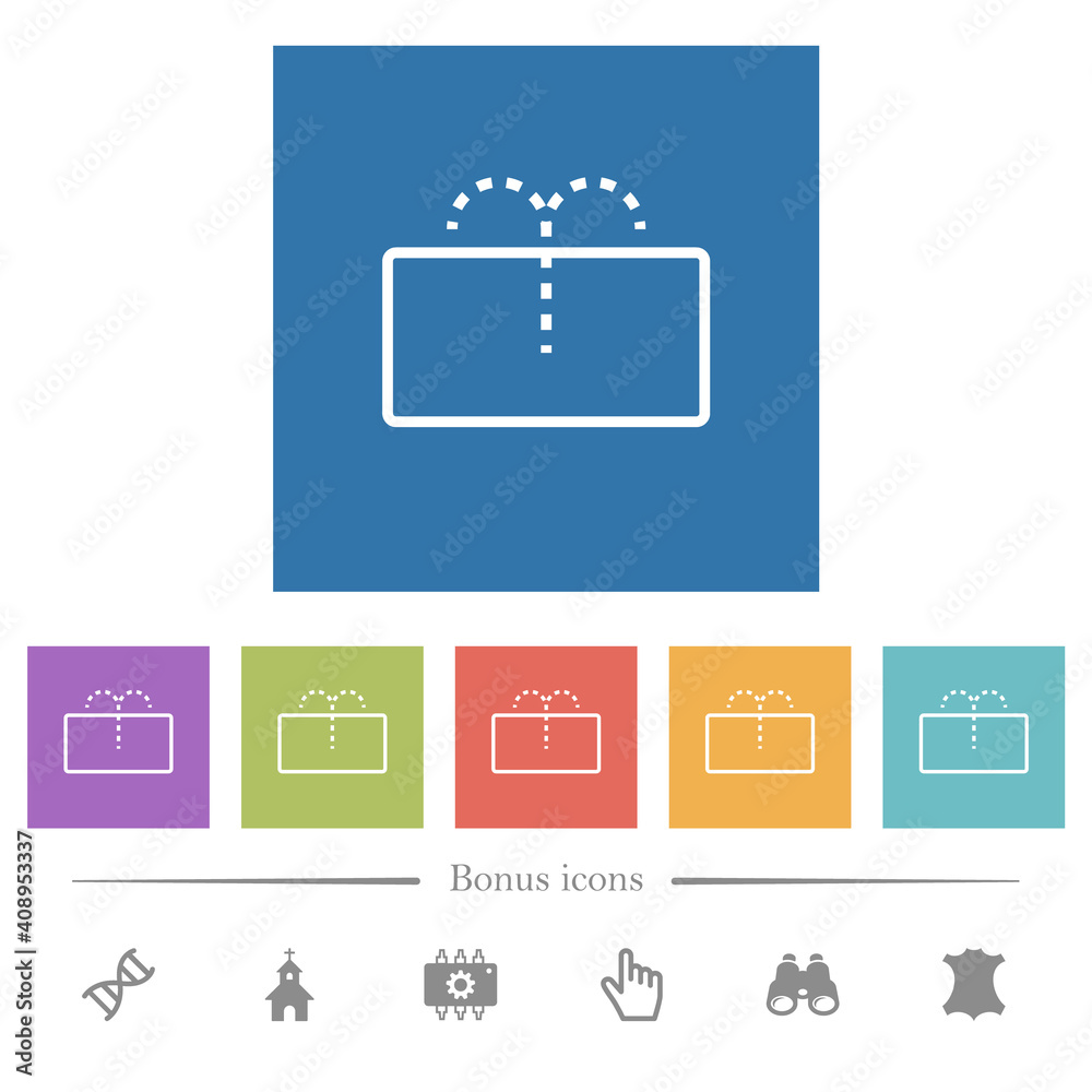 Rear window washer flat white icons in square backgrounds Rear window washer flat white icons in square backgrounds