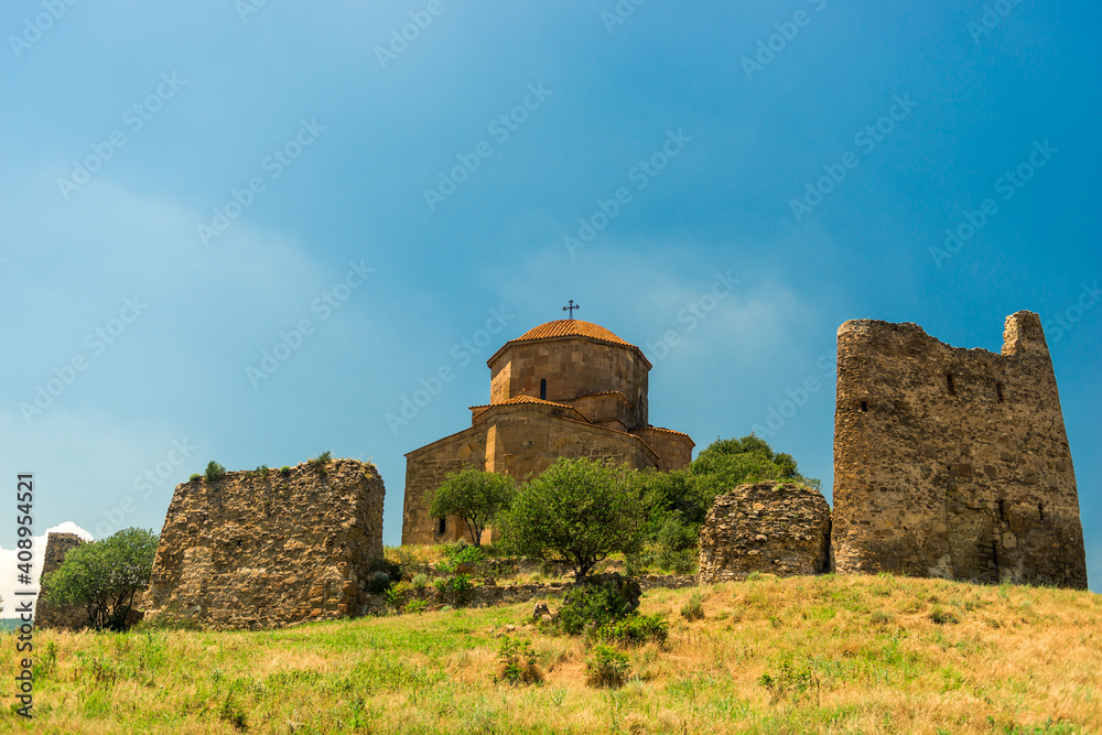 Ancient Jvari Monastery in Mtskheta, Georgia