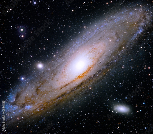 Great Andromeda Galaxy in the Constellation Andromeda.