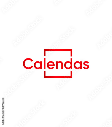 Creative modern Calendas logo template, Vector logo for inspirations 