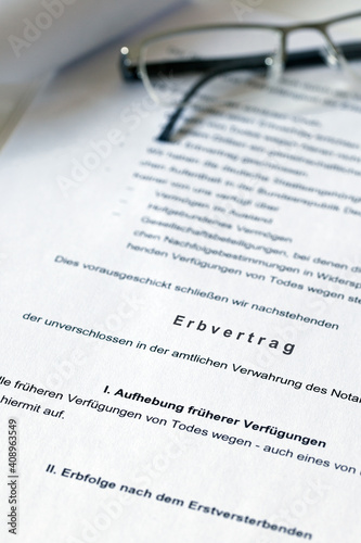 Erbvertrag,Testament