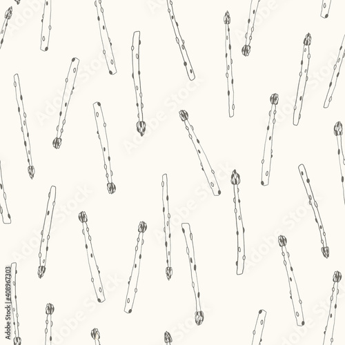 Seamless embroidery style texture of embroidery. Hand drawn sketch painting on simple color background.