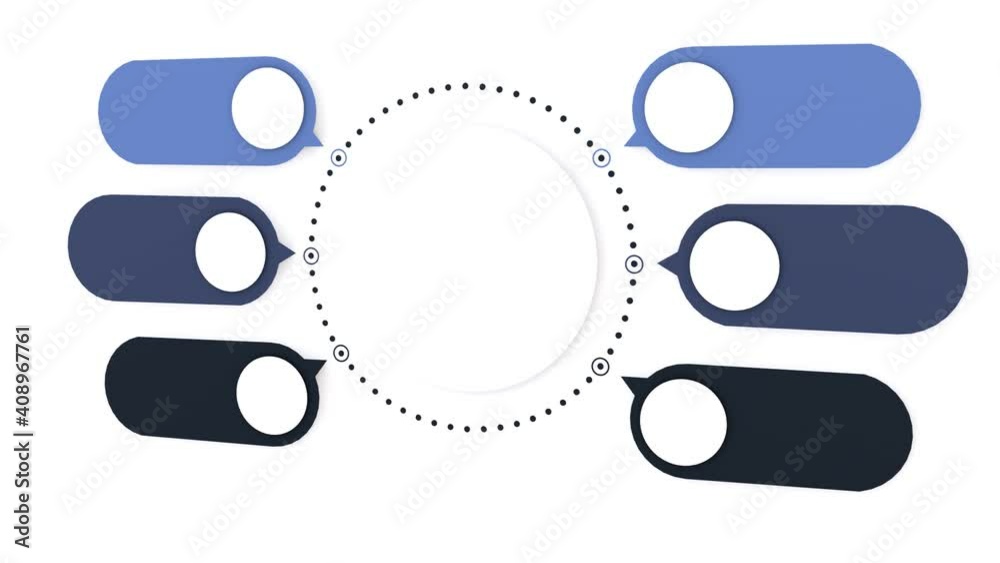 animated infographics 3d visualization of graphs