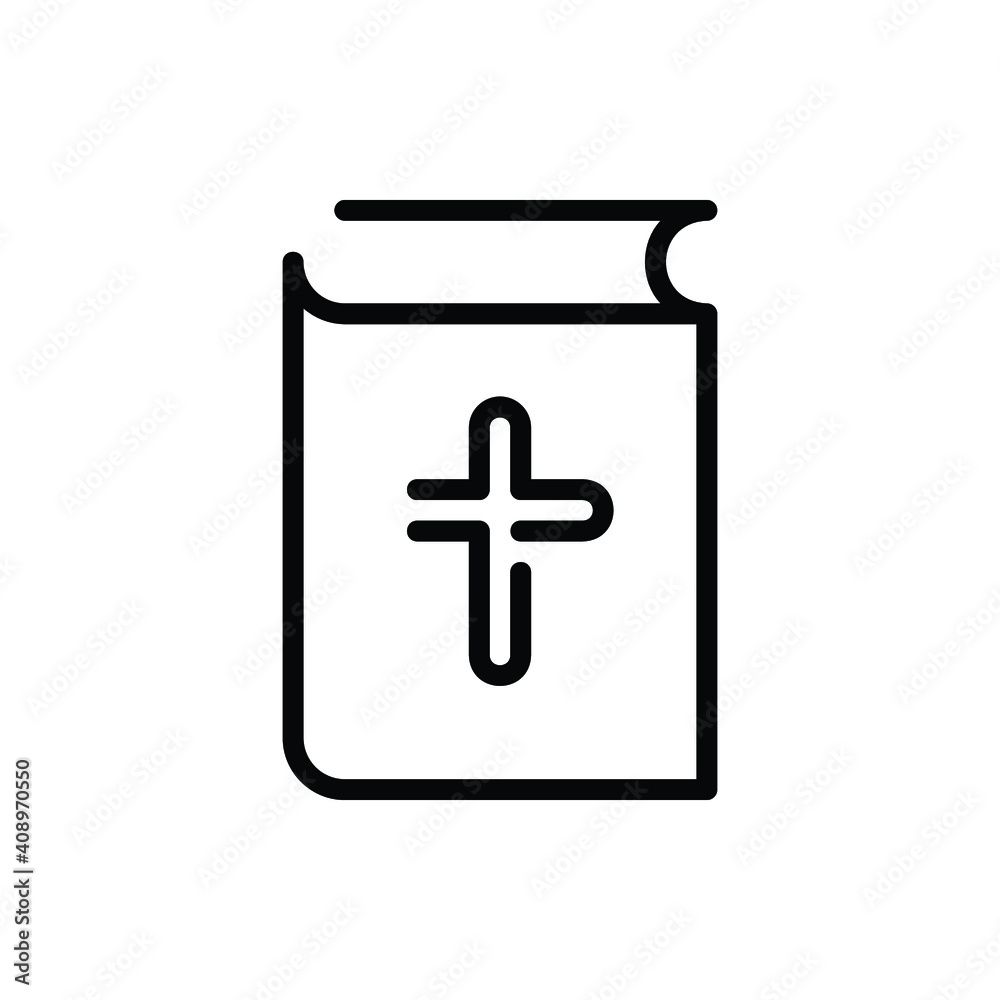 Bible Icon Logo Illustration Vector Isolated. Christ and Easter Icon-Set. Suitable for Web Design, Logo, App, and UI. Editable Stroke and Pixel Perfect. EPS 10. Bible Icon Logo Illustration Vector Isolated. Christ and Easter Icon-Set. Suitable for Web Design, Logo, App, and UI. Editable Stroke and Pixel Perfect. EPS 10.