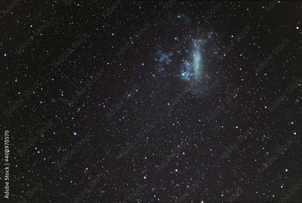 Fototapeta premium Large magellanic cloud on an Australian night