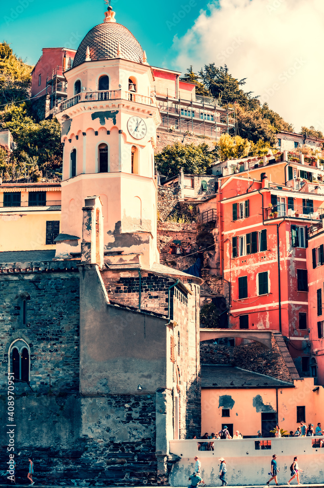 Fototapeta premium View of the Cinque Terre, Italy