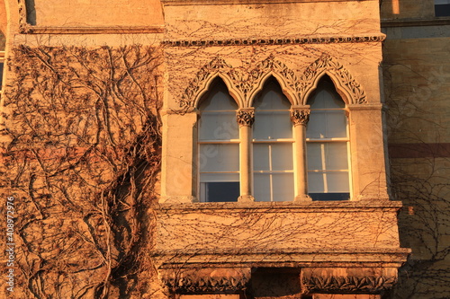 window in the old building