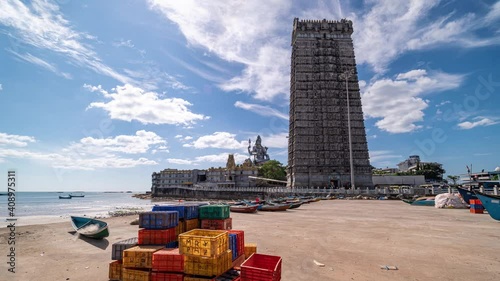 India Karnataka Murudeshwara hyperlapse 4k 