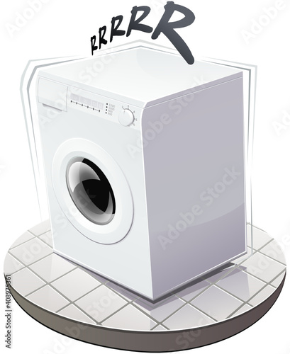 Loud washing machine during spinning (cutout)