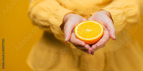 Orange fruit raw material for make juice.