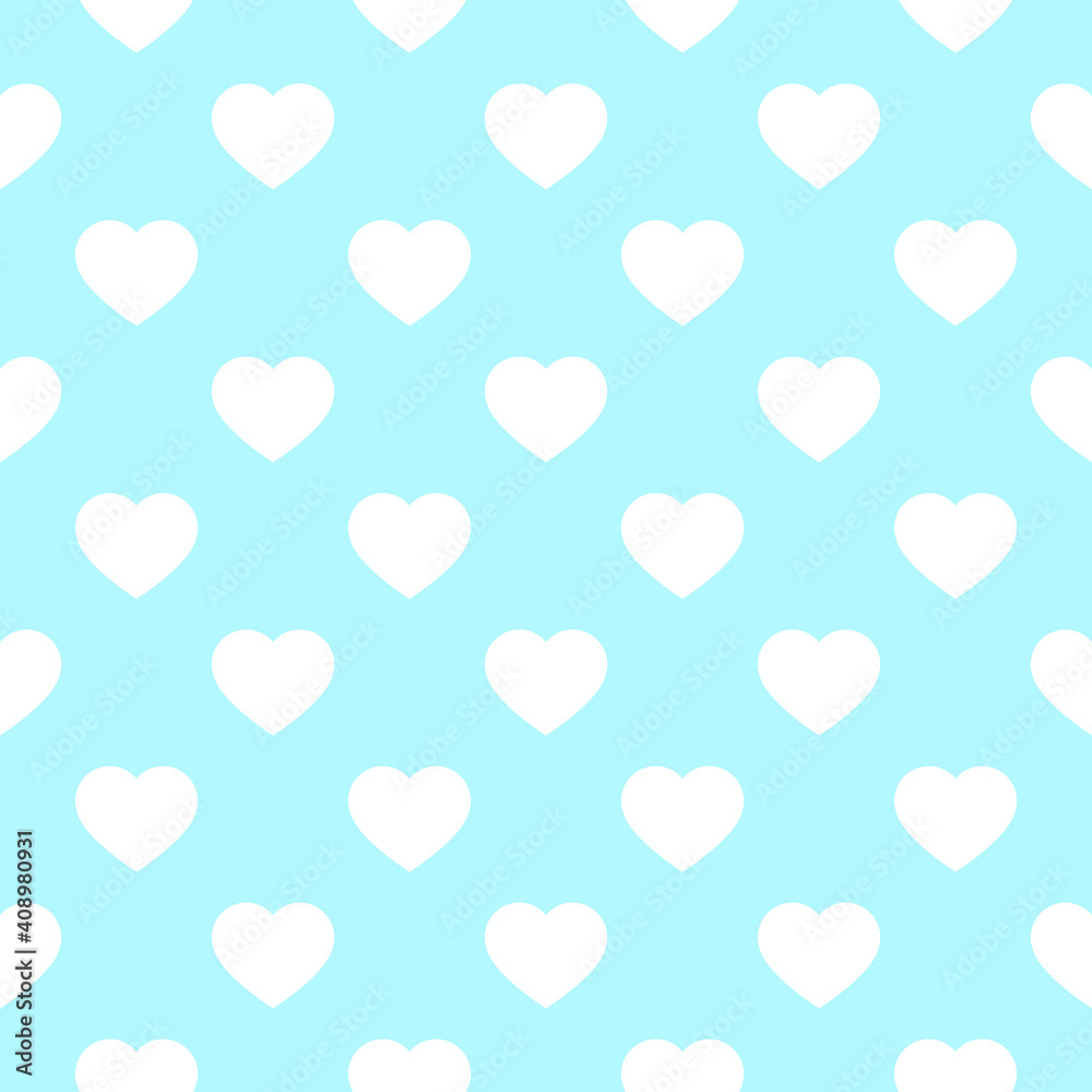 Heart doodles seamless pattern. Valentine's Day patterns. For your design.
