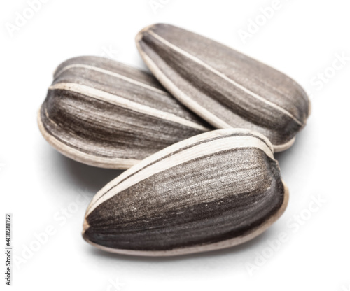 Wallpaper Mural Sunflower seeds on white background Torontodigital.ca