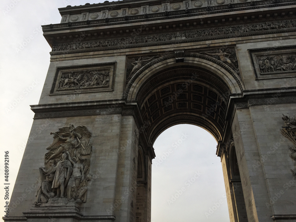 ヨーロッパ旅行で撮影したパリのエトワール凱旋門004