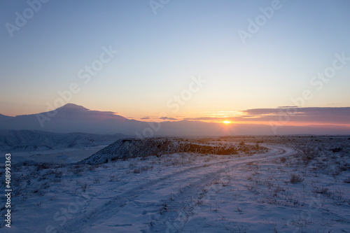 Mount Ararat from the Azat reservoir