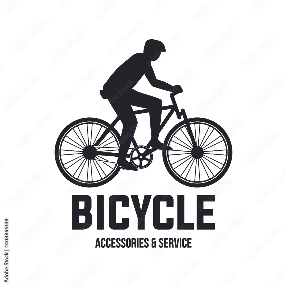 Bike badge vector. Bike logo Bike badge vector. Bike logo