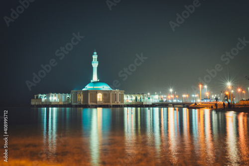 Floating Mosque Masjid Al Rahma of Saudi Arabia photo