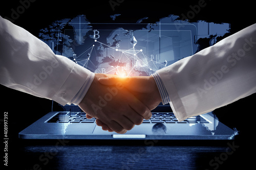 Social Web Network Background Image