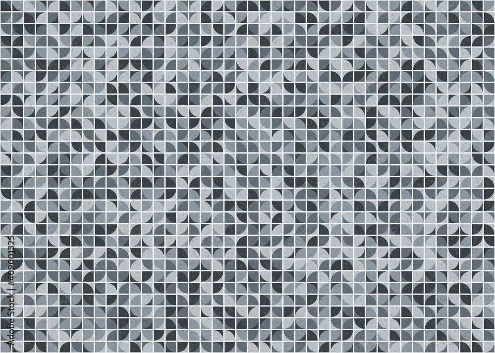 Fototapeta premium Abstract Geometric Pattern generative computational art illustration