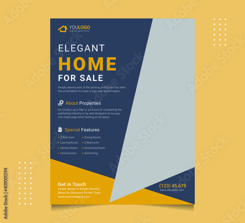 Real Estate Business Flyer Layout