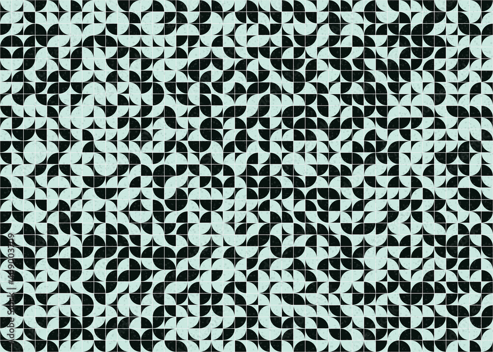 Abstract Geometric Pattern generative computational art illustration