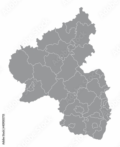 Rhineland-Palatinate districts map