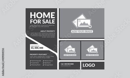 Real Estate Flyer Template (Editable)Specifications:-Size 8.5”x11” inch + 0.25 inch bleeds (Print Size) - Fully editable Illustrator AI & EPS file - Resolution: 300 DPI - Color mode: CMYK - 