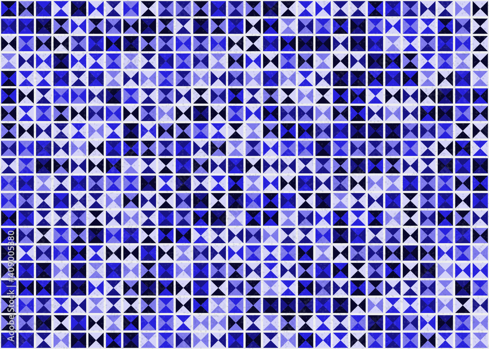 Fototapeta premium Abstract Geometric Pattern generative computational art illustration