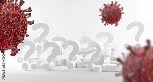 question marks and Corona V...