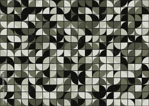 Abstract Geometric Pattern generative computational art illustration