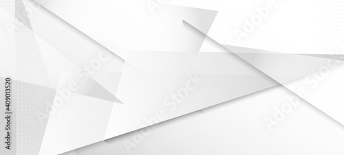 Halftone Minimal Gray Vector Background. Gray White Shade Page.
