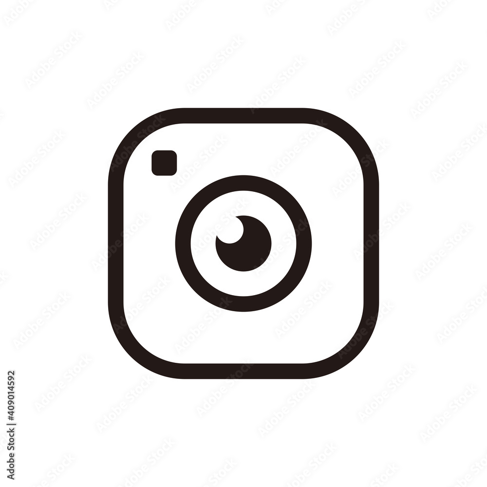 Camera icon vector illustration sign