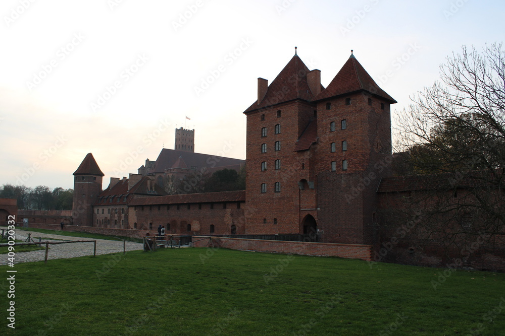 Old castle in Malbork