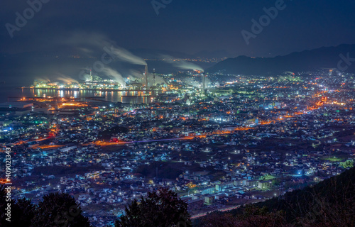 四国中央市具定展望台からの夜景 © sand555