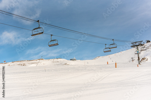 Grandvalira ski resort in Grau Roig Andorra in time of COVID19 i photo