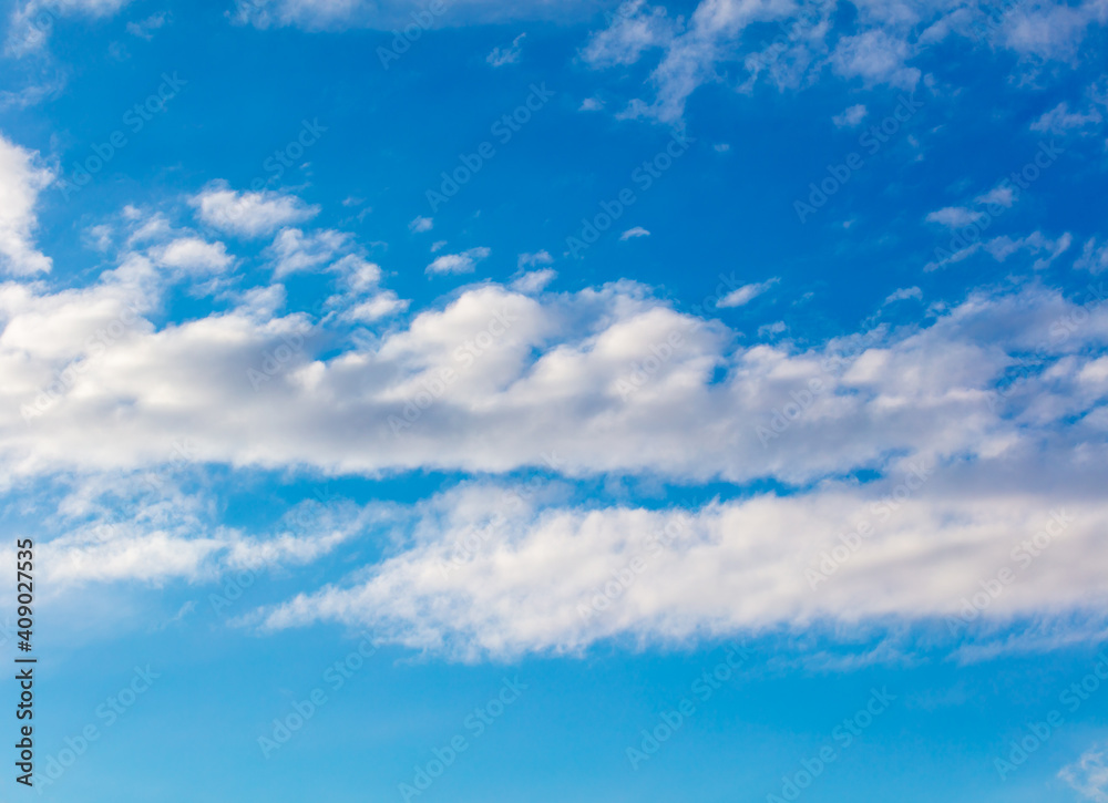 Obraz premium Clouds in the sky as background. Nature