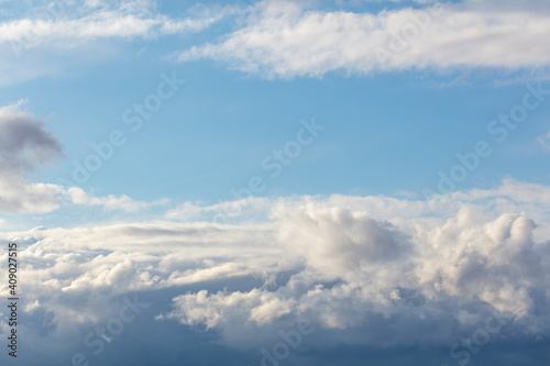 Fototapeta Naklejka Na Ścianę i Meble -  Clouds in the sky as background. Nature