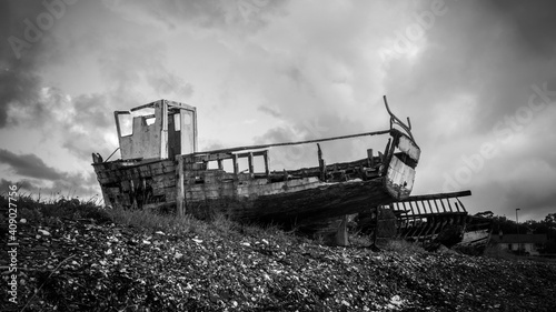 Old decaying boat