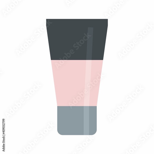 Foundation, concealer, color vector illustration isolated on white background.