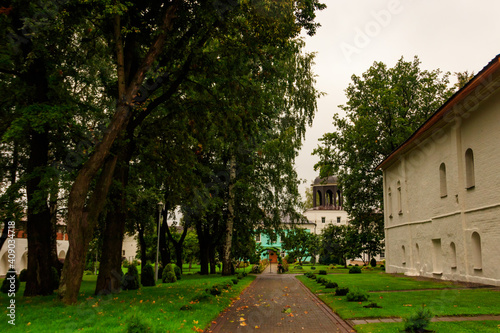 Vvedensky Tolga convent in Yaroslavl, Russia. Golden ring of Russia