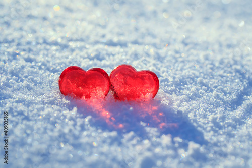 valentine's day greeting card with festive background with two transparent re...